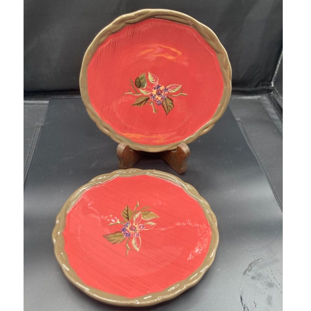 Octavia Hill Tracy Porter Garden 2 salad plates excellent